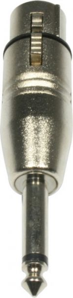 AC-A-XF3/J6M XLR3pol F- Jack 6,3mm mono