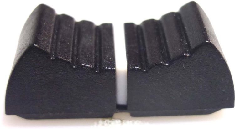 Faderknopf schwarz Markierung weiß LRS