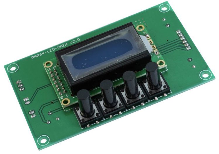 Ersatzteil Platine (Display) PFE-250 3000K (PAR64-LED-MAIN V2.0) MAIN 6 pol