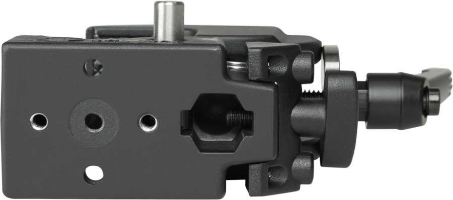 Adam Hall Adaptateur 2 Micros SDMSB 190 - Filetage 3/8" - Aluminium Noir - Largeur Réglable 60-172mm