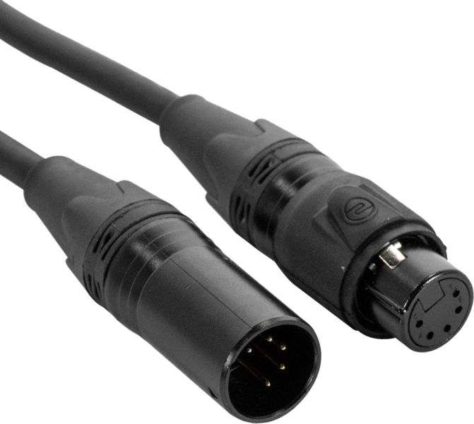 ADJ DMX 5pin IP65 0,5m STR