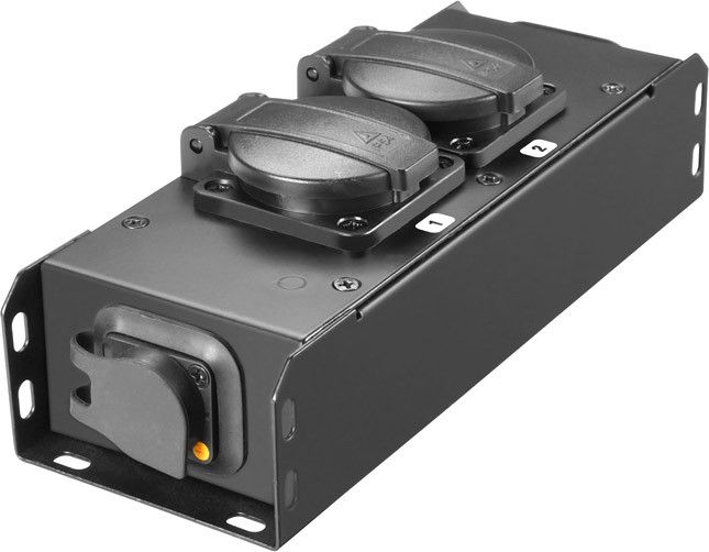 Adam Hall Accessories PROPORT 2 T Stromverteiler 2 x IP54
