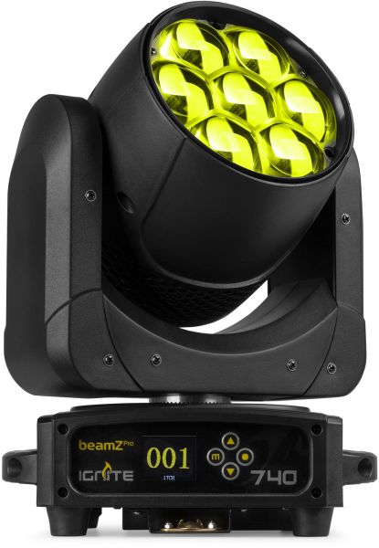 beamZ Pro IGNITE740 Wash Moving Head Zoom 7x40W