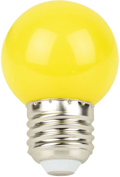 Showgear G45 LED Bulb E27 1 W - gelb - nicht dimmbar