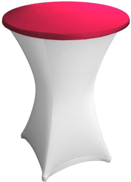 Tischplattenbezug Deckel burgund für 70-80cm Stehtisch Stretch