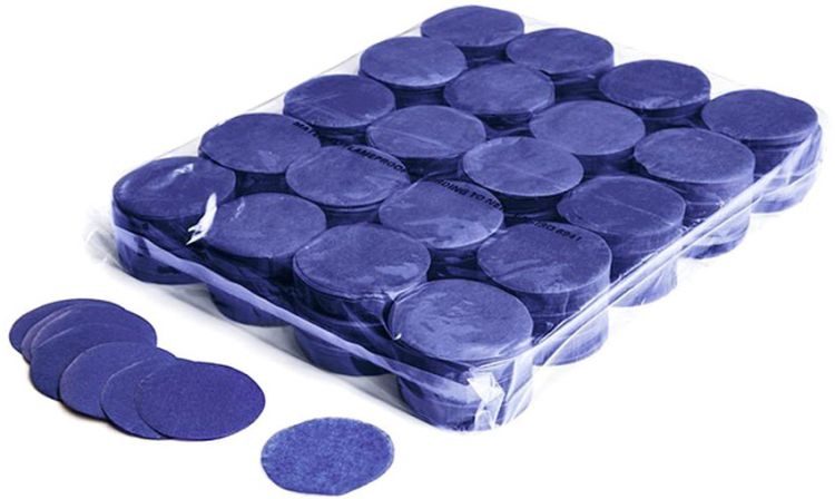 Magic FX Slowfall Konfetti Rund Ø 55mm - Dunkelblau 1kg