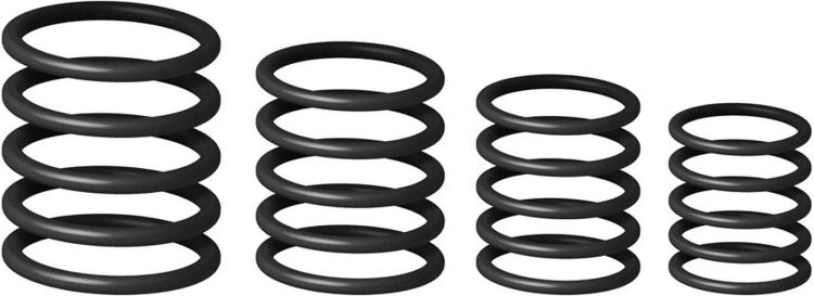 Gravity RP 5555 BLK 1 Universeller Gravity Ring Pack, Vanta Black