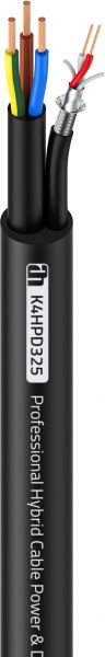 Adam Hall Cables 4 STAR HPD 325 - Hybridkabel Strom- & DMX 3 x 2,5 mm² & 2 x 0,22 mm²