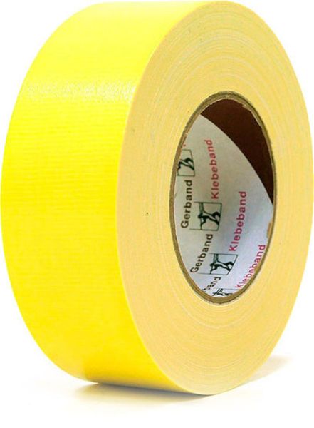 Gaffer Tape Gerband 250 gelb - Gewebe-Klebeband/Panzertape