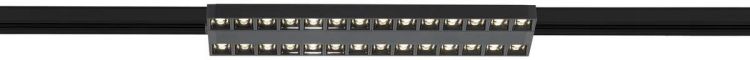 SLV SIGHT EVO, 3~ Spot, double, rechteckig, 4000 K, 25 W, 60°, schwarz