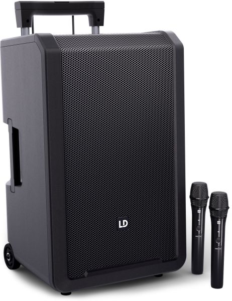 LD Systems ANNY® 12 HHD2 B5 - 12" Mobiler Bluetooth® PA-Lautsprecher mit Akkus, Mixer