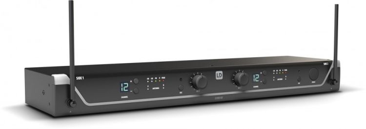 LD Systems U308 R2 - Dual Empfänger - 863 - 865 MHz + 823 - 832 MHz