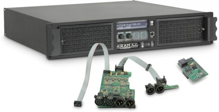 Ram Audio W9000DSPAES PA Endstufe 2 x 4400 W 2 Ohm inkl. DSP Modul
