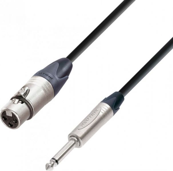 Adam Hall Cables K5 MFP 1000 Mikrofonkabel Neutrik XLR female auf 6,3 mm K