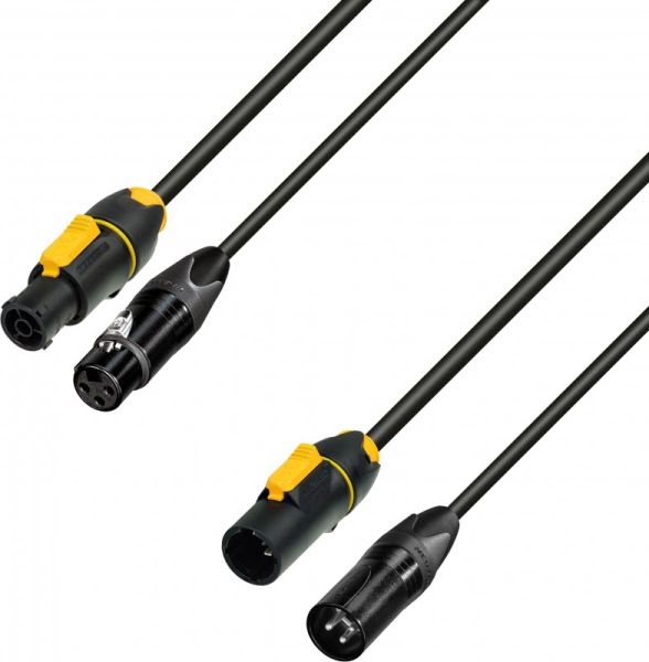 Adam Hall Cables 8101 PSDP 0500 N DMX- & Netzkabel PowerCon True In & Out 5m