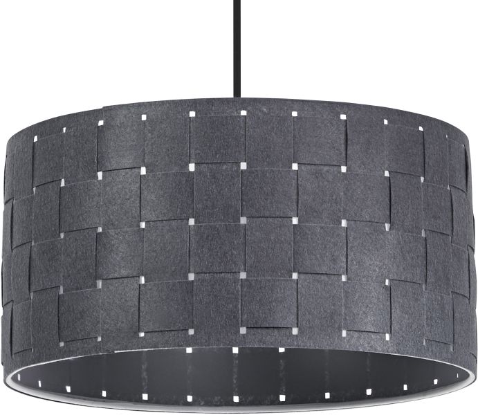 LEDVANCE Decor Filzgewebe Pendelleuchte 380 mm E27 Dunkelgrau