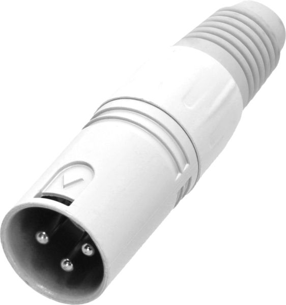 Adam Hall Connectors 4 STAR C XM3 SNOW - XLR Stecker 3-Pol male