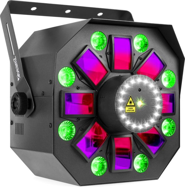 beamZ MultiBox LED-Effekt mit Laser und Stroboskop