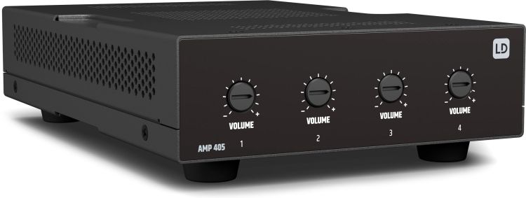 LD Systems AMP 405 - 4-Kanal Mini-Installationsendstufe 4 × 50 W @ 4 Ohm