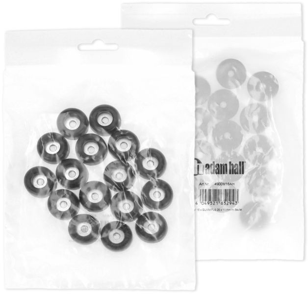 Adam Hall Hardware 4900 M 16 AH - Set 16 x GUMMIFUß 25 x 11 mm im Beutel