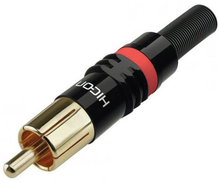 HICON Cinch Stecker HI-CM03-RED