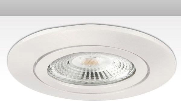 ISOLED Einbaurahmen rund für GU10/MR16, Alu weiß -B-Stock-