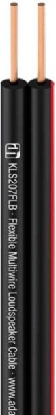 Adam Hall Cables KLS207FLB Lautsprecherkabel 2 x 0,75 mm² schwarz