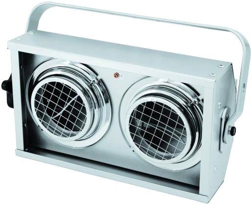 EUROLITE Audience Blinder 2xPAR-36 DMX sil -B-Stock-