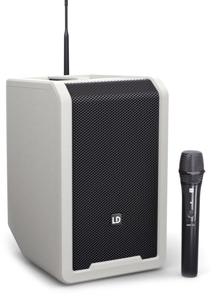 LD Systems ANNY® 8 HHD B8 G - Tragbarer Bluetooth® PA-Lautsprecher mit Akku , Mixer und 1x -B-Stock-