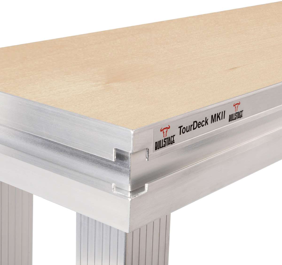 Estrade TourDeck Bullstage 2x1m Hexa Noir - Podium Scène Alu Léger Et Stable