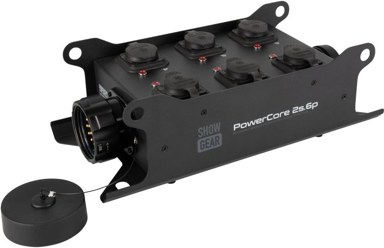 SHOWGEAR PowerCore 2s.6p Breakout-Multipin-Stecker S19 (Ein-/Ausgang) auf 6x Power Pro True