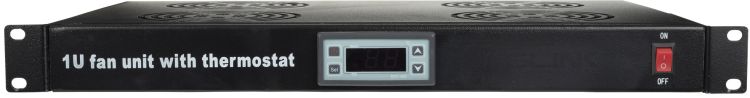 Showgear 4-way, 1U Fan Unit Temperature Controlled Für 19"-Rack oder Schrank