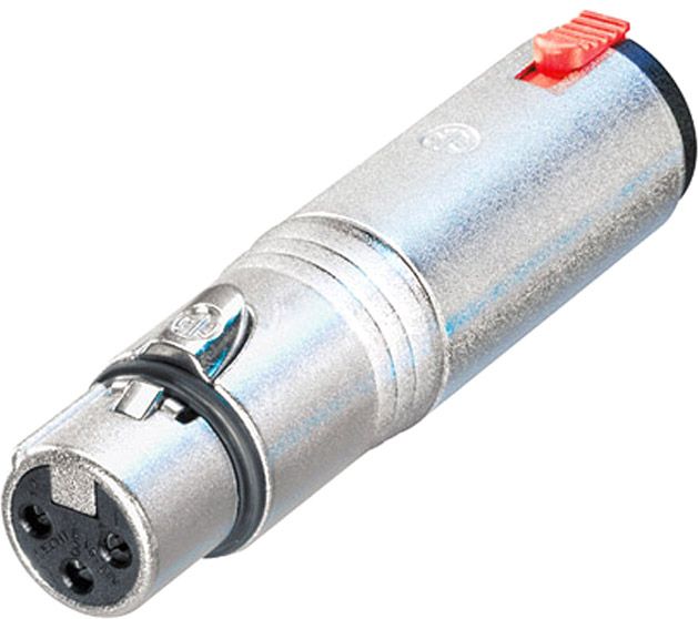 Neutrik NA 3 FJ Adapter XLR female auf 6,3 mm Klinke female