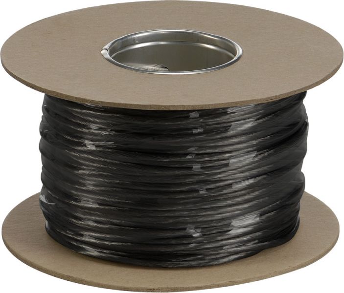 SLV NIEDERVOLT-SEIL f. TENSEO Niedervolt-Seilsystem, schwarz, 4mm², 100m