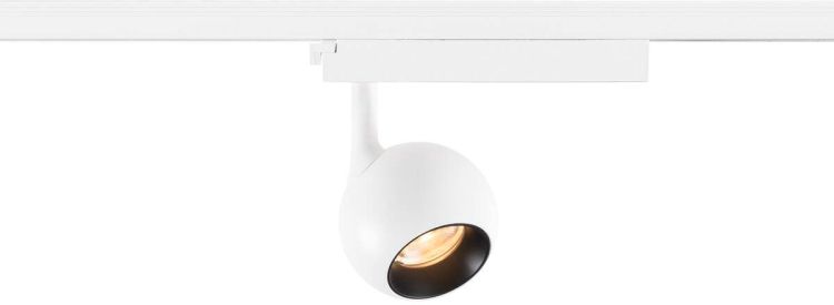 SLV LIGHT EYE® 2.0, 1~ Spot, PHASE, rund, 2700K, 11 W, 30°, weiß / schwarz