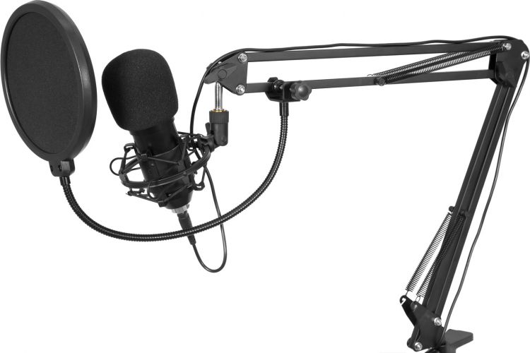 OMNITRONIC BMS-1C USB Kondensator-Broadcastmikrofonset