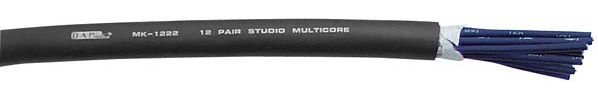 DAP-Audio MK-1222 - Studio Multicore 12-paariges Kabel, einfach geschirmt