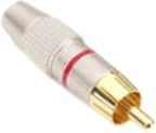 Adam Hall Connectors 7620 RED Cinch Stecker rot