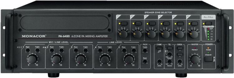 MONACOR PA-6480 ELA-Verstärker