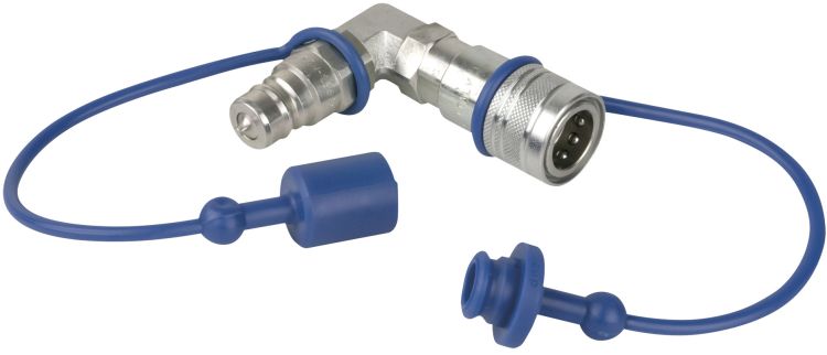Showtec CO2 90° 3/8 Q-Lock Verbinder