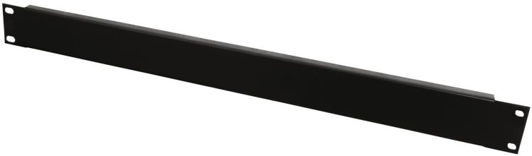 OMNITRONIC Frontplatte Z-19U, Stahl, schwarz 1HE