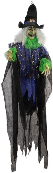 EUROPALMS Halloween Figur Hexe Lisbeth, 200cm