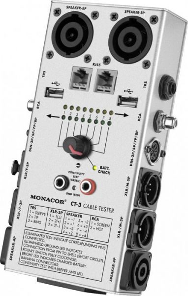 MONACOR CT-3 Kabeltester