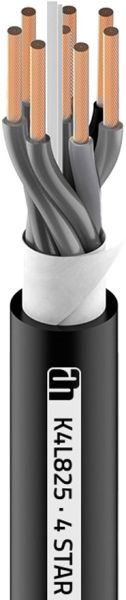 Adam Hall Cables 4 STAR 825 XXV - Lautsprecherkabel 8 x 2,5 mm², 25 m