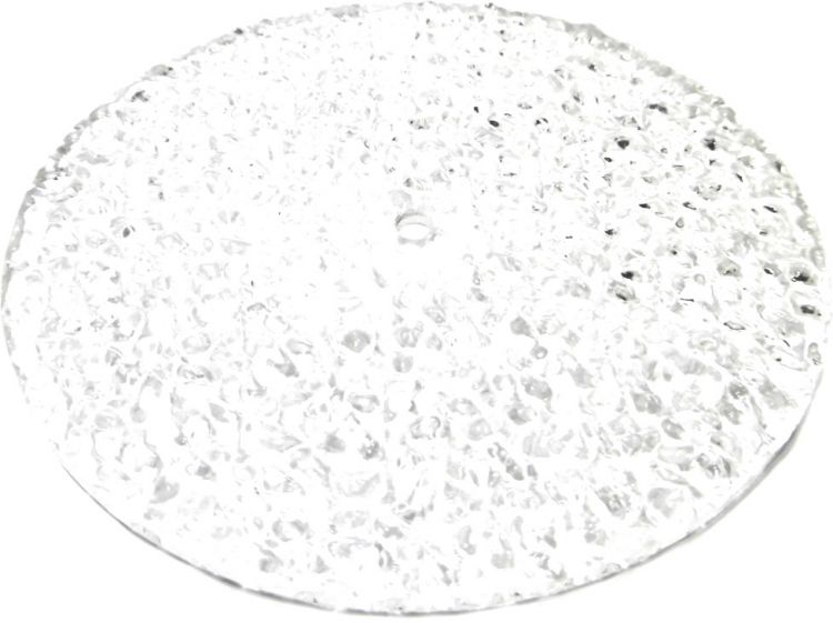 Ersatzteil Effektglas WF-30 gemustert (Wassereffekt) 88mm