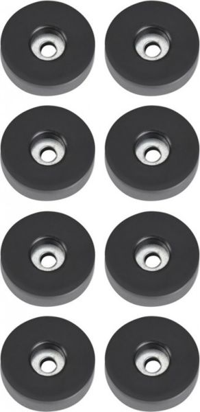 Adam Hall Hardware 4906 M8 AH 8er Set Gummifuß 38 x 10 mm im Beutel