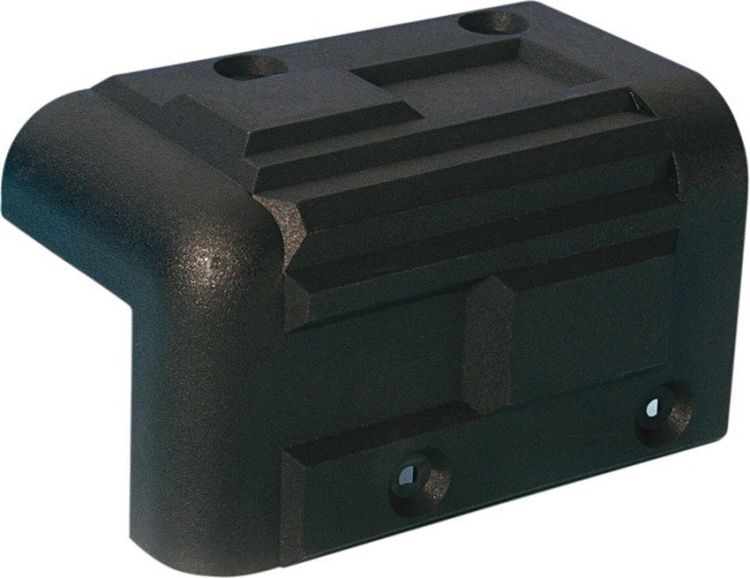 Adam Hall Hardware 4071 Boxenecke Kunststoff stapelbar schwarz