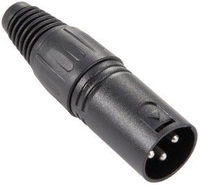 Adam Hall Connectors 7850 XLR Stecker male schwarz