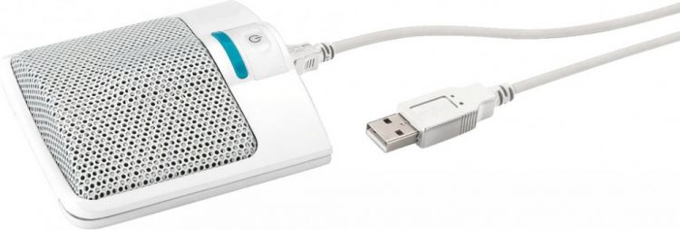MONACOR ECM-306BU/WS Boundary microphone