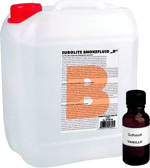 Eurolite Set Smoke Fluid -B- Basic 5l + Nebelfluid-Duftstoff 20ml